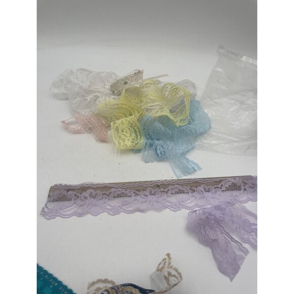 Assorted Colorful Lace Trim Bundle For Crafting & Sewing Projects - Picture 5 of 9